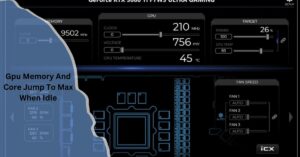 Gpu Memory And Core Jump To Max When Idle​