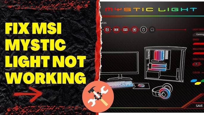 How to Troubleshoot and Fix GPU Connection Issues with Mystic Light?