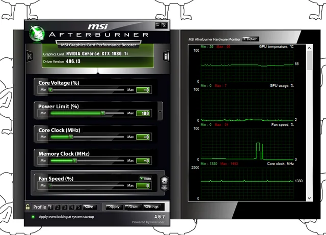 Is It Common For A GPU's Memory And Core To Increase While It Is Idle? 