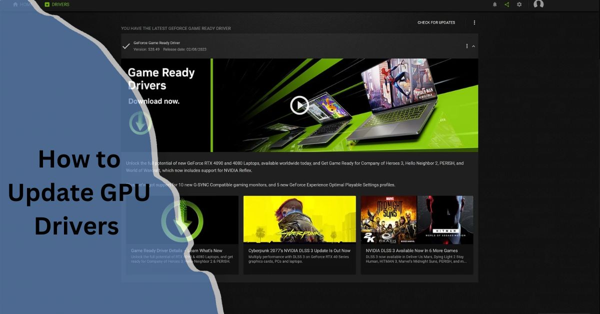 How to Update GPU Drivers